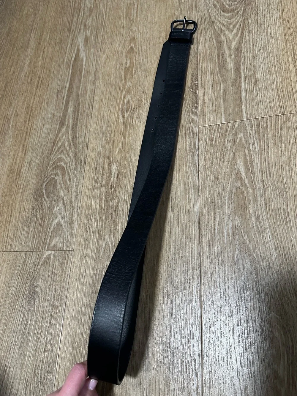 Carhartt Black Bridle Leather Belt XXL